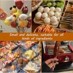 KTOJOY 100 Bamboo Skewers for BBQ and Parties