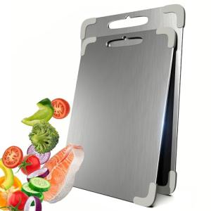 Allurebay Premium Stainless Steel Cutting Board