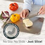 Allurebay Premium Stainless Steel Cutting Board
