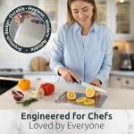 Allurebay Premium Stainless Steel Cutting Board