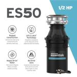 InSinkErator ES50 1/2 HP Kitchen Garbage Disposal