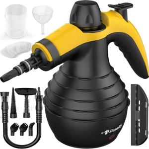 Handheld Steam Cleaner with 10 Accessories and Safety Lock