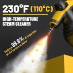 Handheld Steam Cleaner with 10 Accessories and Safety Lock