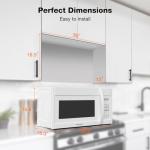 ThermoMate 30" White Over Range Microwave 1000W