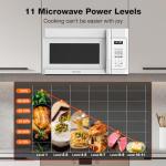 ThermoMate 30" White Over Range Microwave 1000W