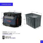 Titan Deep Freeze 30 Can Zipperless Cooler - Navy