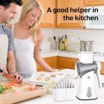 APSARAS Hand Crank Rotary Cheese Grater 5-in-1