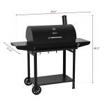 Royal Gourmet 30-Inch Charcoal Grill with Warming Rack