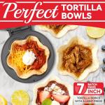 SurgarWhisk Taco Bowl and Quesadilla Maker