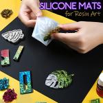 LEOBRO Silicone Mats for Crafts and Molds