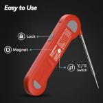 Instant Read Meat Thermometer - Fast & Precise