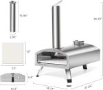 PolarcoForgeco PIZOV-03 Silver Pizza Oven