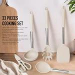 33-Piece Silicone Cooking Utensils Set with Holder