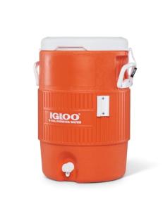 Igloo 5 Gallon Portable Beverage Dispenser, Orange/White