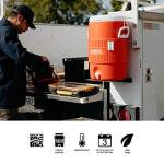 Igloo 5 Gallon Portable Beverage Dispenser, Orange/White