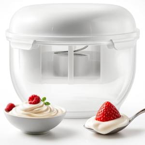 2.3 Qt Yogurt Strainer with Lid and Mesh