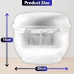 2.3 Qt Yogurt Strainer with Lid and Mesh