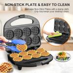 Mini Waffle Maker for Quick, Delicious Bites