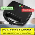 Mini Waffle Maker for Quick, Delicious Bites