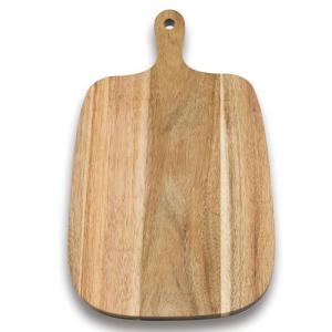 Wooden Cutting Board with Handles for Kitchen Use