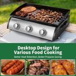 Daimot 24" Stainless Steel Gas Griddle Grill