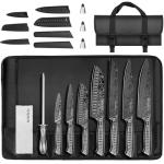 MOSFiATA 12-Piece Japanese Stainless Steel Knife Set