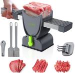 Adjustable Stainless Steel Meat Slicer with Block