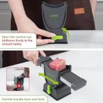 Adjustable Stainless Steel Meat Slicer with Block