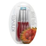 Set of 4 Joie Paring Knives with Ergonomic Handles