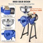 VEVOR 3000W Electric Grain Mill and Spice Grinder