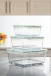 Extra Large Glass Food Storage Containers Set