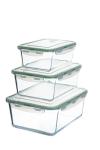 Extra Large Glass Food Storage Containers Set