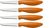Set of 4 Joie Paring Knives with Ergonomic Handles