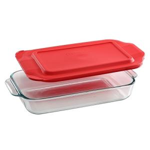 Pyrex 2-Qt Glass Baking Dish with Lid