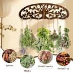 Wall-Mounted Herb Drying Rack - 11-Bouquet Holder