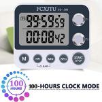 Dual Kitchen Timer with Magnetic Back and Memory