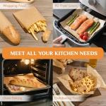 MUCHII 400 Pcs Precut Unbleached Parchment Paper Sheets