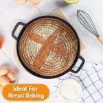 5Qt Cast Iron Dutch Oven for Baking & Cooking