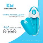 Kitchen Mama Electric Can Opener - Hands-Free, Smooth Edge