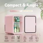 EUHOMY 4L Mini Fridge for Skincare and Beverages