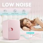 EUHOMY 4L Mini Fridge for Skincare and Beverages