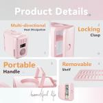 EUHOMY 4L Mini Fridge for Skincare and Beverages
