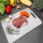 Double-Sided Pure Titanium Cutting Board - 12"x9