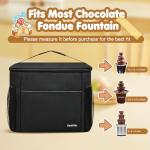 Chocolate Fountain Storage Bag with Adjustable Dividers