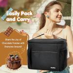 Chocolate Fountain Storage Bag with Adjustable Dividers