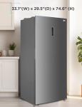 BLACK+DECKER 21.2 Cu. Ft. Upright Freezer Refrigerator