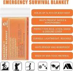 QIO CHUANG Mylar Thermal Blankets - 4 Pack