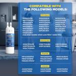 Whirlpool Compatible Water Filter Replacement, 3 Pack