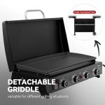 Royal Gourmet 4 Burner Propane Gas Griddle