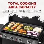 Royal Gourmet 4 Burner Propane Gas Griddle